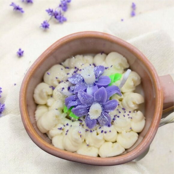 Rae Dunn ✦ A Mother’s Love Pink Ceramic Mug Candle ✦ Purification Blend 16oz NWT - Picture 4 of 9